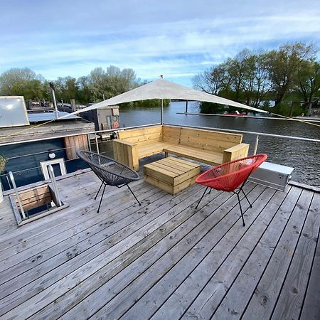 Hausboot Off Im Diamantgraben An Der Elbe Hotel Hamburg Luaran gambar